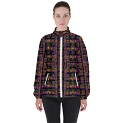 Surrounded By  Ornate  Loved Candle Lights In Starshine High Neck Windbreaker (women) by pepitasart