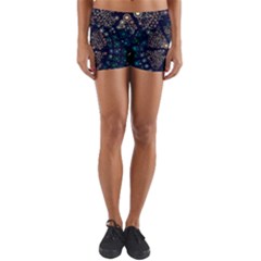 Design Background Modern Yoga Shorts by Mariart