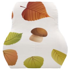 Leaves Mushrooms Car Seat Back Cushion  by Mariart