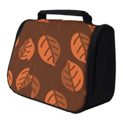 Pattern Leaf Plant Full Print Travel Pouch (small) by Mariart