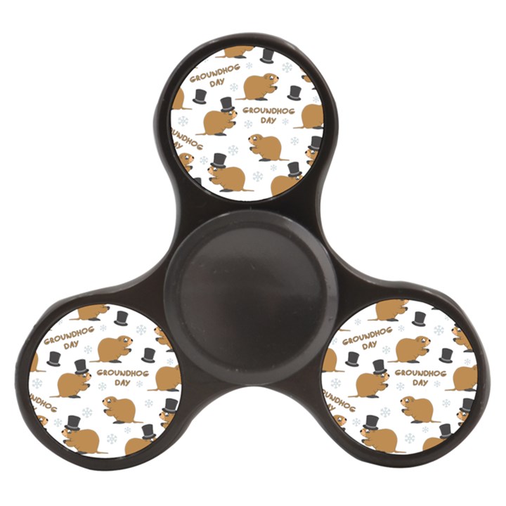 Groundhog day pattern Finger Spinner