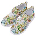 Doodle New Year Party Celebration Women s Velcro Strap Shoes View2