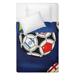 Textile Football Soccer Fabric Duvet Cover Double Side (single Size) by Pakrebo