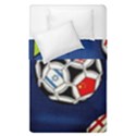 Textile Football Soccer Fabric Duvet Cover Double Side (Single Size) View1