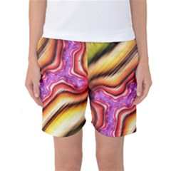 Fractal Mandelbrot Art Wallpaper Women s Basketball Shorts by Pakrebo