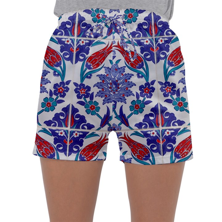 Art Artistic Ceramic Colorful Sleepwear Shorts