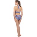 Art Artistic Ceramic Colorful Halter Side Cut Swimsuit View2