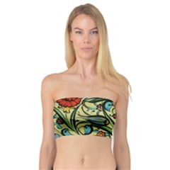 Mosaic Tile Art Ceramic Colorful Bandeau Top by Pakrebo