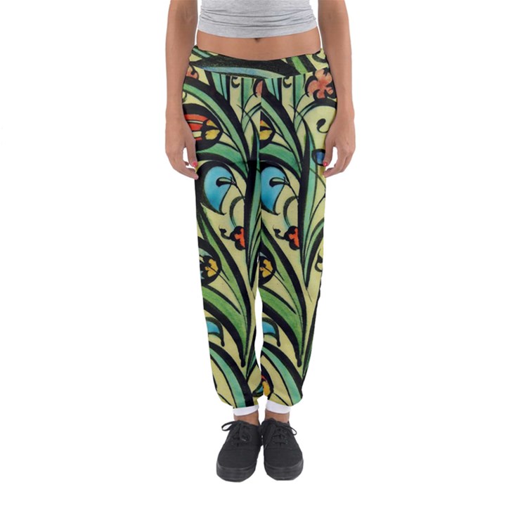 Mosaic Tile Art Ceramic Colorful Women s Jogger Sweatpants