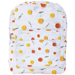 Citrus Thyme Full Print Backpack by WensdaiAmbrose