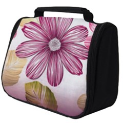 Star Flower Full Print Travel Pouch (big) by Mariart