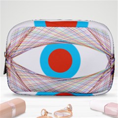 Line Art Geometric Design Line Make Up Pouch (small) by Pakrebo