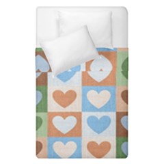 Hearts Aplenty Duvet Cover Double Side (single Size) by WensdaiAmbrose