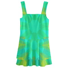 Kaleidoscope Background Kids  Layered Skirt Swimsuit by Mariart