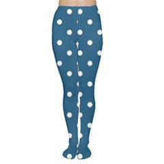 Polka Dot - Turquoise  Tights by WensdaiAmbrose