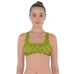 Autumn Leaves Pattern Got No Strings Sports Bra by LoolyElzayat