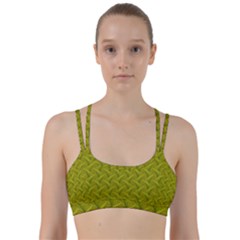 Autumn Leaves Pattern Line Them Up Sports Bra by LoolyElzayat