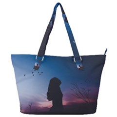 At Dusk Full Print Shoulder Bag by WensdaiAmbrose