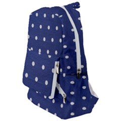 Navy Polka Dot Travelers  Backpack by WensdaiAmbrose