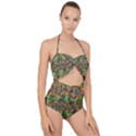 Grammer 6 Scallop Top Cut Out Swimsuit View1