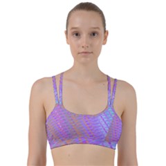 Diagonal Line Design Art Line Them Up Sports Bra by LoolyElzayat