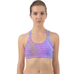 Diagonal Line Design Art Back Web Sports Bra by LoolyElzayat