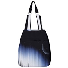 Spectrum And Moon Center Zip Backpack by LoolyElzayat