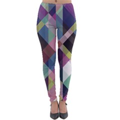 Geometric Sense Lightweight Velour Leggings by WensdaiAmbrose