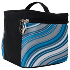 Blue Wave Surges On Make Up Travel Bag (big) by WensdaiAmbrose