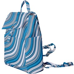 Blue Wave Surges On Buckle Everyday Backpack by WensdaiAmbrose