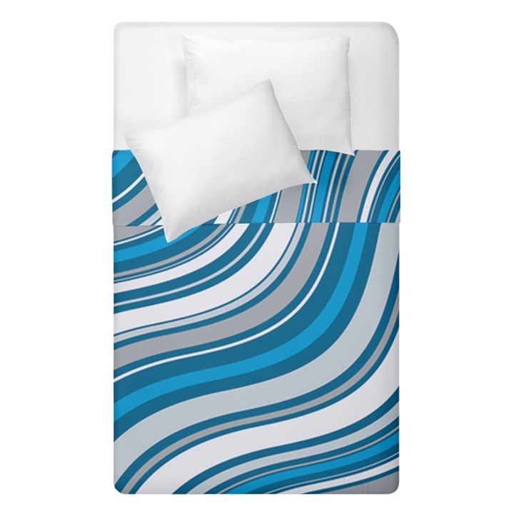 Blue Wave Surges On Duvet Cover Double Side (Single Size)