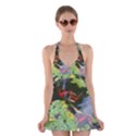 Koi Fish Pond Halter Dress Swimsuit  View1