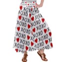 XO Valentines day pattern Satin Palazzo Pants View1