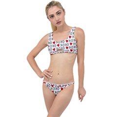 Xo Valentines Day Pattern The Little Details Bikini Set by Valentinaart