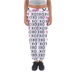 Xo Valentines Day Pattern Women s Jogger Sweatpants by Valentinaart