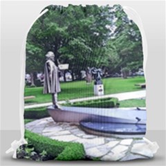 Shakespeare Garden Stratford Drawstring Bag (large) by Riverwoman