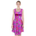 Dinosaurs - Fuchsia Racerback Midi Dress View1