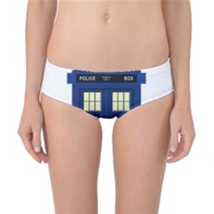 Tardis Doctor Who Time Travel Classic Bikini Bottoms by Wegoenart