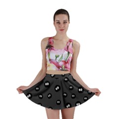 Totoro - Soot Sprites Pattern Mini Skirt by Valentinaart