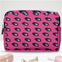 Eyes Dark Pink Make Up Pouch (Medium) View1