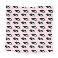 Eyes Pink Square Tapestry (large) by snowwhitegirl