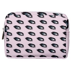 Eyes Pink Make Up Pouch (medium) by snowwhitegirl