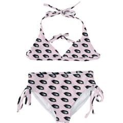 Eyes Pink Kids  Classic Bikini Set by snowwhitegirl