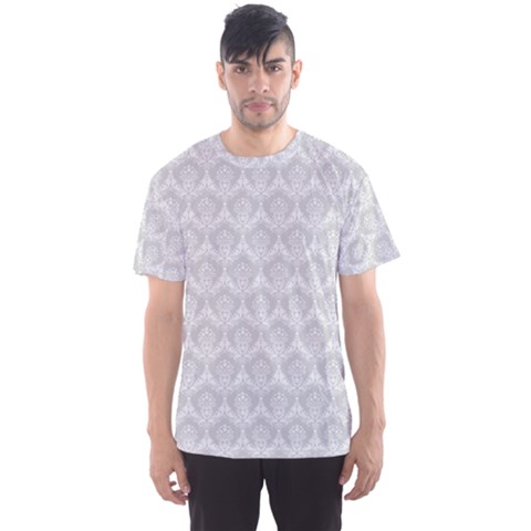 Damask Grey Men s Sports Mesh Tee by snowwhitegirl