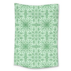 Ornamental Green Large Tapestry by snowwhitegirl