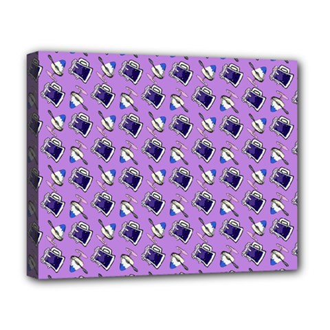 Kawaii Grape Rootbeer Deluxe Canvas 20  X 16  (stretched) by snowwhitegirl