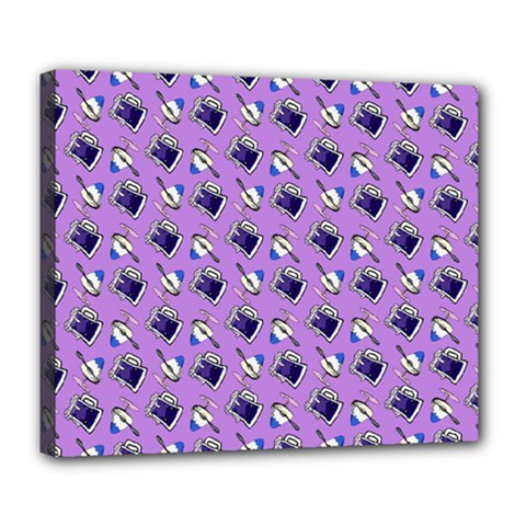 Kawaii Grape Rootbeer Deluxe Canvas 24  X 20  (stretched) by snowwhitegirl