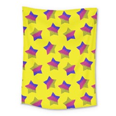 Ombre Glitter  Star Pattern Medium Tapestry by snowwhitegirl