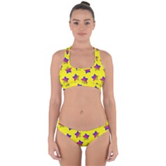 Ombre Glitter  Star Pattern Cross Back Hipster Bikini Set by snowwhitegirl