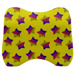 Ombre Glitter  Star Pattern Velour Head Support Cushion by snowwhitegirl